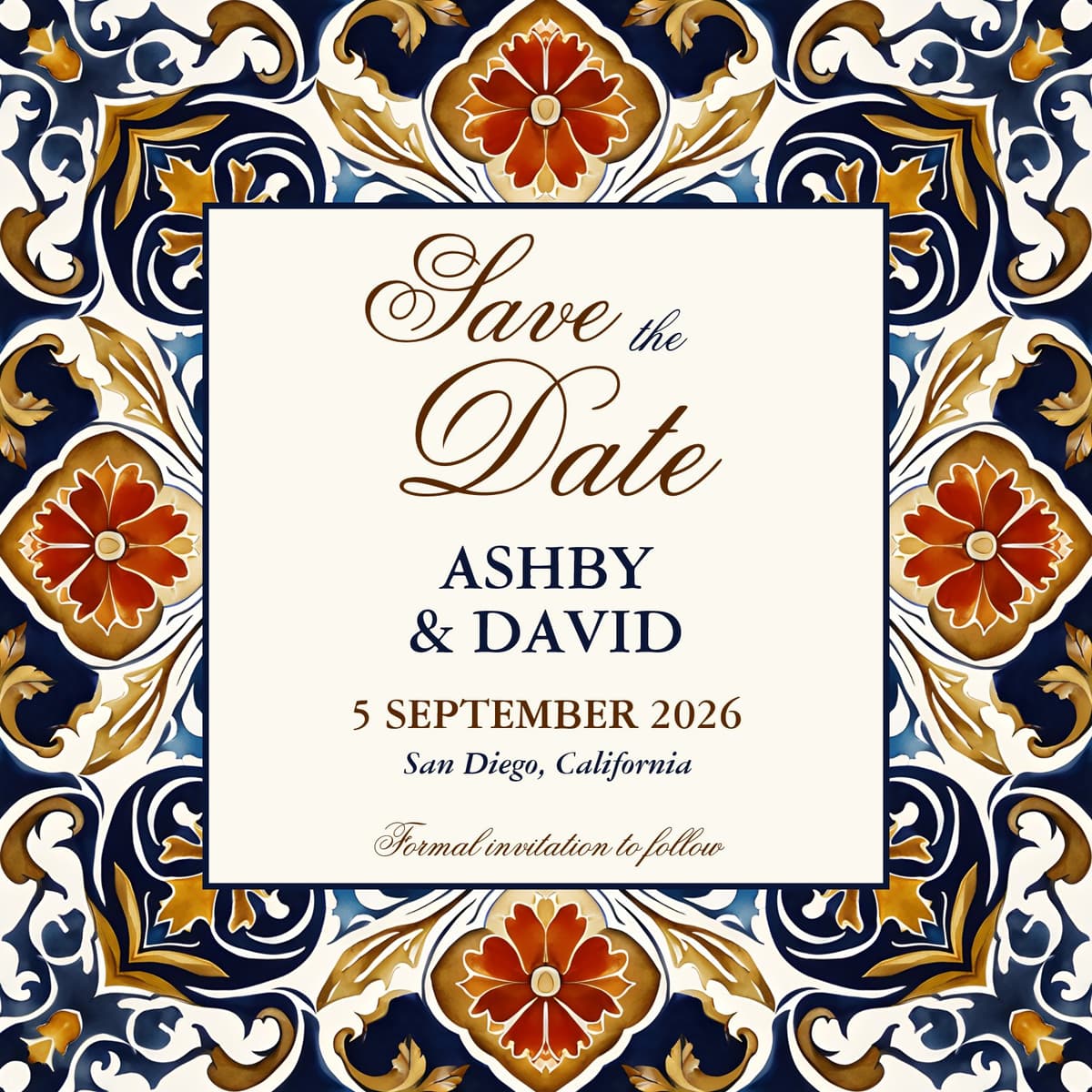 Save the Date - Ashby & David